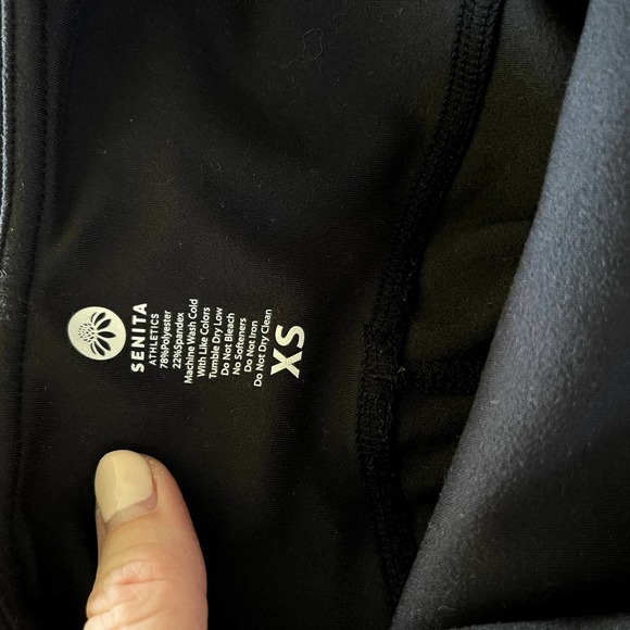 Senita Athletics Mamacita Maternity Capris in Black Size XS Gym Athletic Sporty - Picture 15 of 15